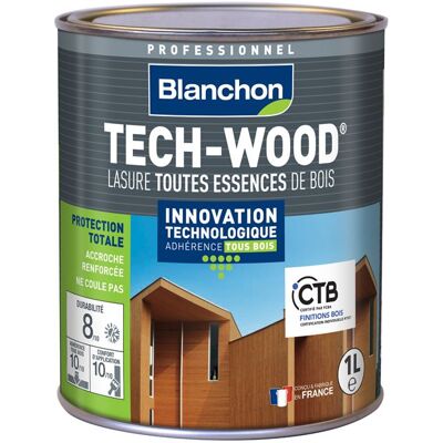 Non communiqué Lasure pour bardages et bois verticaux Tech-Wood - chêne rustique- pot de 1 l - BLANCHON - 01220499 - Publicité Non communiqué Lasure pour bardages et bois verticaux Tech-Wood - chêne rustique- pot de 1 l - BLANCHON - 01220499 - Publicité