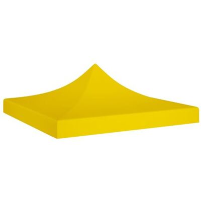Toit de tente de fête vidaXL Jaune 3x3 m Protection de remplacement - Publicité Toit de tente de fête vidaXL Jaune 3x3 m Protection de remplacement - Publicité