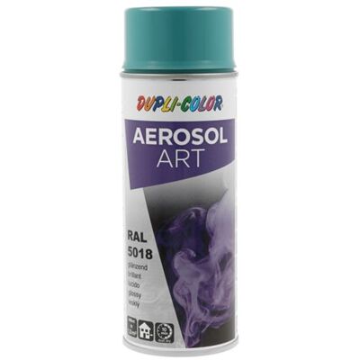 DUPLI-COLOR - Aerosol Art RAL 5018 türkisblau glanz - brillant turquoise - Publicité DUPLI-COLOR - Aerosol Art RAL 5018 türkisblau glanz - brillant turquoise - Publicité