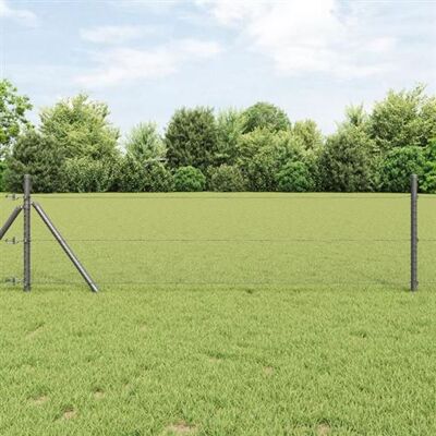 VIDAXL Clôture de Jardin - 0,6x25 m, Gris, Acier, Moderne, Durable, Facile à monter - Publicité VIDAXL Clôture de Jardin - 0,6x25 m, Gris, Acier, Moderne, Durable, Facile à monter - Publicité