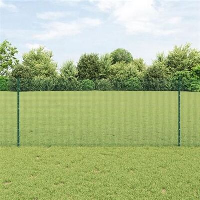 vidaXL Clôture de Jardin - 22 Poteaux Vert 1x50m - Clôture de Jardin - Publicité vidaXL Clôture de Jardin - 22 Poteaux Vert 1x50m - Clôture de Jardin - Publicité