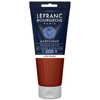 Non communiqué Lefranc Bourgeois - Peinture - peinture acrylique - ocre rouge - opaque - satin - fine - 200 ml - Publicité Non communiqué Lefranc Bourgeois - Peinture - peinture acrylique - ocre rouge - opaque - satin - fine - 200 ml - Publicité