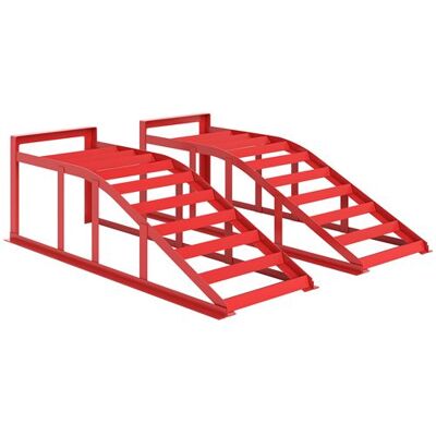 Non communiqué Lot de 2 rampes de levage pour voiture en acier - 1T levée max. 220 mm - rouge - Publicité Non communiqué Lot de 2 rampes de levage pour voiture en acier - 1T levée max. 220 mm - rouge - Publicité