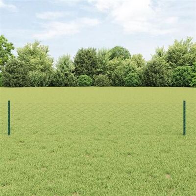 Kit Clôture Jardin vidaXL - 5 U-Canal Vert 40cm - Malla Hexagonale Extérieure - Publicité Kit Clôture Jardin vidaXL - 5 U-Canal Vert 40cm - Malla Hexagonale Extérieure - Publicité