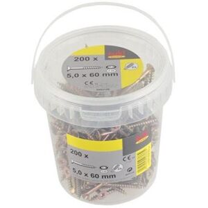 Non communiqué Suki Seau 200 vis TF TX 5x60 mm + embout T25 - Publicité Non communiqué Suki Seau 200 vis TF TX 5x60 mm + embout T25 - Publicité