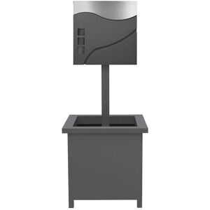 Non communiqué ML-Design Boîte aux Lettres sur Pied Argent-Anthracite avec Bac à Plantes, Compartiment Anthrazit, Silber - Publicité Non communiqué ML-Design Boîte aux Lettres sur Pied Argent-Anthracite avec Bac à Plantes, Compartiment Anthrazit, Silber - Publicité