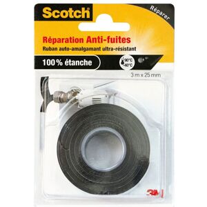 Ruban de réparation SCOTCH, une face L.3 m x l.25 mm noir Noir - Publicité Ruban de réparation SCOTCH, une face L.3 m x l.25 mm noir Noir - Publicité
