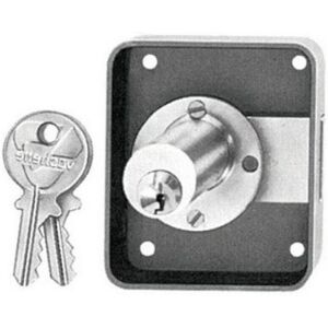 Serrure Vachette 5303 - 4 goupilles, 60x35 mm, 2 clés - Publicité Serrure Vachette 5303 - 4 goupilles, 60x35 mm, 2 clés - Publicité