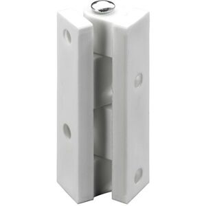 Non communiqué Lot de 2 charnières universelles nylon pour meuble, L.45 x l.9 mm - Publicité Non communiqué Lot de 2 charnières universelles nylon pour meuble, L.45 x l.9 mm - Publicité