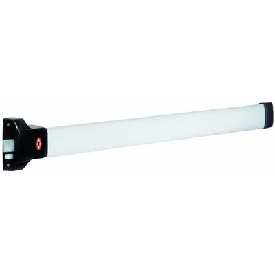 Fermeture anti-panique JPM Push bar 90+ - 1 point latéral - 1141 mm - Noire - PJ1100-02-0A Noir - Publicité Fermeture anti-panique JPM Push bar 90+ - 1 point latéral - 1141 mm - Noire - PJ1100-02-0A Noir - Publicité