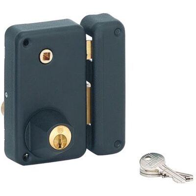 Thirard - Serrure de sécurité verticale 75x130 mm noire avec suiveur C7 - Modèle 000136 - Publicité Thirard - Serrure de sécurité verticale 75x130 mm noire avec suiveur C7 - Modèle 000136 - Publicité