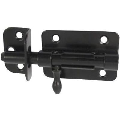 Non communiqué Verrou de box épaisseur 1,2mm + gâche diamètre 10mm noir - JARDINIER MASSARD - 540104 Noir - Publicité Non communiqué Verrou de box épaisseur 1,2mm + gâche diamètre 10mm noir - JARDINIER MASSARD - 540104 Noir - Publicité