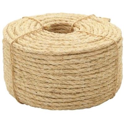 Corde en sisal vidaXL 8mm 100m - Jardinage & DIY Polyvalente - Publicité Corde en sisal vidaXL 8mm 100m - Jardinage & DIY Polyvalente - Publicité