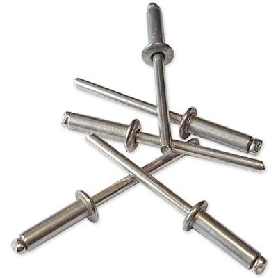 Rivets en acier inox A2 - 3mm Ø 4 x 12 - Sachet 250 - Publicité Rivets en acier inox A2 - 3mm Ø 4 x 12 - Sachet 250 - Publicité