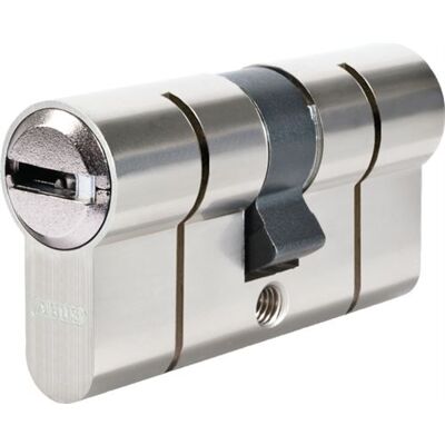 Non communiqué Cylindre double P6PS PréSnap Varié - 35 x 35 mm - Laiton nickelé - ABUS - 5017681-10 - Publicité Non communiqué Cylindre double P6PS PréSnap Varié - 35 x 35 mm - Laiton nickelé - ABUS - 5017681-10 - Publicité