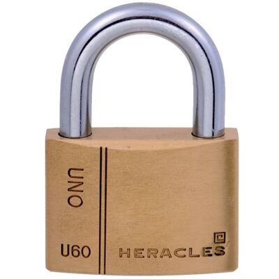 Non communiqué Cadenas laiton UNO 60mm sous blister - HERACLES - I-CAD60-BS - Publicité Non communiqué Cadenas laiton UNO 60mm sous blister - HERACLES - I-CAD60-BS - Publicité