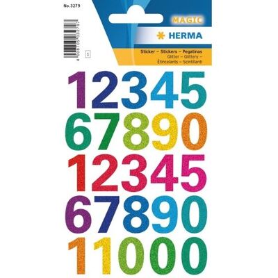 PBS-EURO-SERVICE - Herma HE3279 - 0-9 colorés - x1 - stickers - Publicité PBS-EURO-SERVICE - Herma HE3279 - 0-9 colorés - x1 - stickers - Publicité