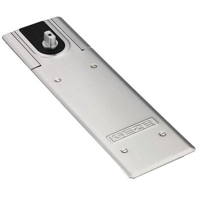 Plaque de recouvrement en inox GEZE pour TS 500 NV & 550 NV - Plaque de verrouillage - Publicité Plaque de recouvrement en inox GEZE pour TS 500 NV & 550 NV - Plaque de verrouillage - Publicité