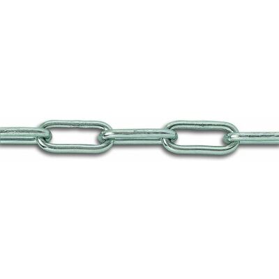 Non communiqué Chapuis LVBO25 Chaîne soudée maille longue acier zingue 30 kg D 2,5 mm L 2,5 m - Publicité Non communiqué Chapuis LVBO25 Chaîne soudée maille longue acier zingue 30 kg D 2,5 mm L 2,5 m - Publicité
