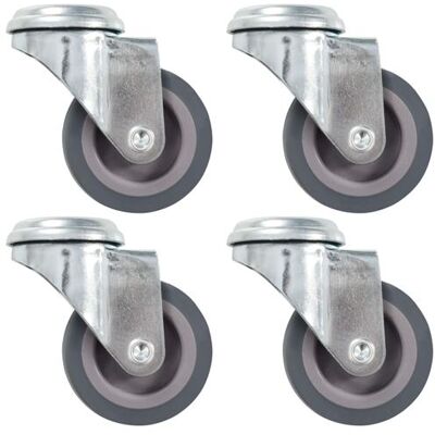 vidaXL 16 pcs Roulettes pivotantes - Roulettes - Publicité vidaXL 16 pcs Roulettes pivotantes - Roulettes - Publicité