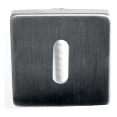 BLINDOMAX Paire de Rosettes Carrées en Acier Inoxydable - Clé L - 53x53mm - Publicité BLINDOMAX Paire de Rosettes Carrées en Acier Inoxydable - Clé L - 53x53mm - Publicité