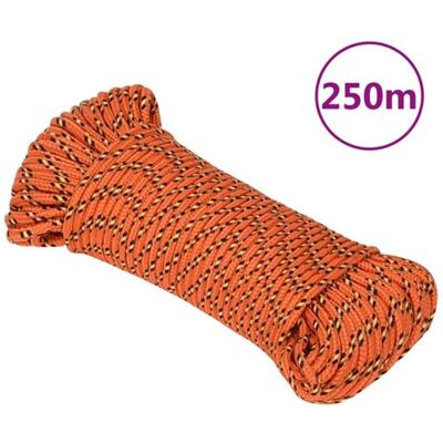 vidaXL Corde Marine Orange 5 mm 250 m - Marine Rope - Publicité vidaXL Corde Marine Orange 5 mm 250 m - Marine Rope - Publicité