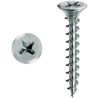 Vis MUSTAD Framex pour PVC - Tête fraisée réduite Philips - Ø4.3x30 mm - Boite de 1000 - Chromiting - SP436A430300C8C - Publicité Vis MUSTAD Framex pour PVC - Tête fraisée réduite Philips - Ø4.3x30 mm - Boite de 1000 - Chromiting - SP436A430300C8C - Publicité