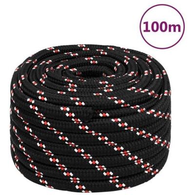 vidaXL Corde de bateau noire 20 mm 100 m - Corde marine - Publicité vidaXL Corde de bateau noire 20 mm 100 m - Corde marine - Publicité
