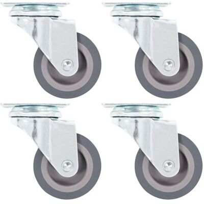 vidaXL 24 pièces Roulettes pivotantes - Roulettes - Publicité vidaXL 24 pièces Roulettes pivotantes - Roulettes - Publicité