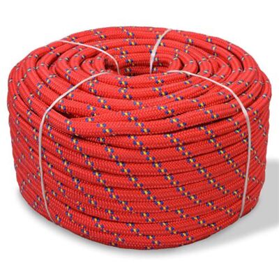 vidaXL Corde marine en polypropylène 14 mm 250 m Rouge Amarre Ligne Bateau - Corde - Publicité vidaXL Corde marine en polypropylène 14 mm 250 m Rouge Amarre Ligne Bateau - Corde - Publicité