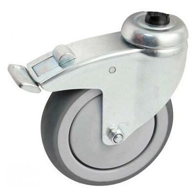 Roulette pivotante AVL - Caoutchouc ø 100mm - 100kg Capacité - Publicité Roulette pivotante AVL - Caoutchouc ø 100mm - 100kg Capacité - Publicité