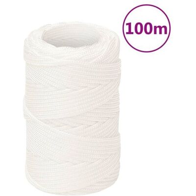 vidaXL 100 m Corde Marine Blanche - Marine Rope - Publicité vidaXL 100 m Corde Marine Blanche - Marine Rope - Publicité