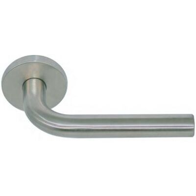 Non communiqué Paire béquilles Inox 304 1 coude C7 sur rosace Balsac - ressort rappel ép.38/50 mm - 170 Inox - Publicité Non communiqué Paire béquilles Inox 304 1 coude C7 sur rosace Balsac - ressort rappel ép.38/50 mm - 170 Inox - Publicité