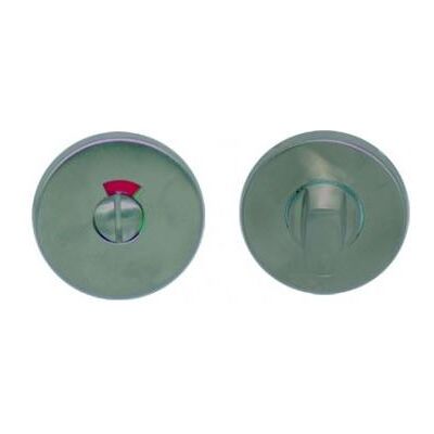 Rosace en acier inoxydable avec indicateur - 53mm - Accessoire de porte - Publicité Rosace en acier inoxydable avec indicateur - 53mm - Accessoire de porte - Publicité