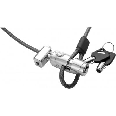 Dacomex câble antivol Clip-Câble à clé avec attache vis sécurisée - Publicité Dacomex câble antivol Clip-Câble à clé avec attache vis sécurisée - Publicité