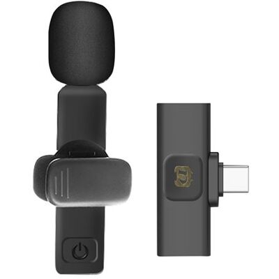 Microphone sans fil Puluz USB-C pour smartphone - Réduction de bruit - Noir - Publicité Microphone sans fil Puluz USB-C pour smartphone - Réduction de bruit - Noir - Publicité
