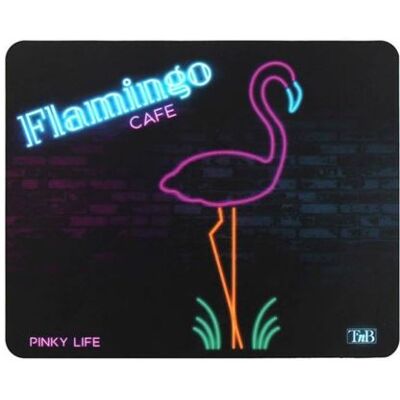 T'nB SA Tapis de souris T'nB Neon Flamant Noir - Publicité T'nB SA Tapis de souris T'nB Neon Flamant Noir - Publicité