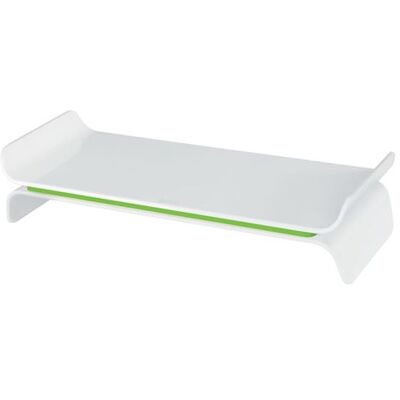 Non communiqué Leitz Support d'écran d'ordinateur réglable Ergo WOW Vert et blanc Multicolore - Publicité Non communiqué Leitz Support d'écran d'ordinateur réglable Ergo WOW Vert et blanc Multicolore - Publicité