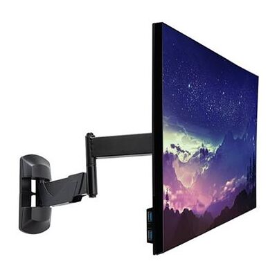 Lindy - Kit de montage (support mural) - pour Écran LCD - réglable, simple - boîtier en aluminium, plastique - noir - Taille d'écran : 10"-26" Noir - Publicité Lindy - Kit de montage (support mural) - pour Écran LCD - réglable, simple - boîtier en aluminium, plastique - noir - Taille d'écran : 10"-26" Noir - Publicité