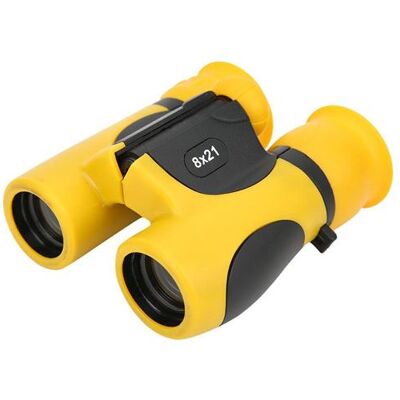 Générique Mini Jumelles pour Enfant 8x21 Jaune - Publicité Générique Mini Jumelles pour Enfant 8x21 Jaune - Publicité