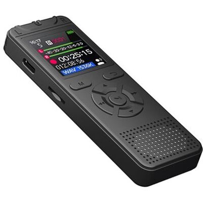 Non communiqué Enregistreur vocal numérique,Aiorber lecteur MP3, enregistreur vocal portable, longue autonomie en veille, noir, 64 Go noir - Publicité Non communiqué Enregistreur vocal numérique,Aiorber lecteur MP3, enregistreur vocal portable, longue autonomie en veille, noir, 64 Go noir - Publicité