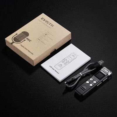 Evistr - 32GB - AVR - 1536kbps - Enregistreur vocal numérique - Publicité Evistr - 32GB - AVR - 1536kbps - Enregistreur vocal numérique - Publicité