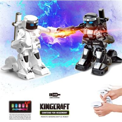 Générique 2PC RC bataille de boxe Robot / Jouets, Télécommande 2.4G Humanoïde Fighting Robot - Publicité Générique 2PC RC bataille de boxe Robot / Jouets, Télécommande 2.4G Humanoïde Fighting Robot - Publicité