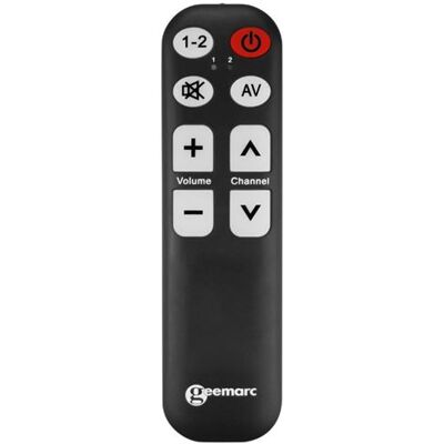 Geemarc TV5 - Télécommande Noir - Publicité Geemarc TV5 - Télécommande Noir - Publicité