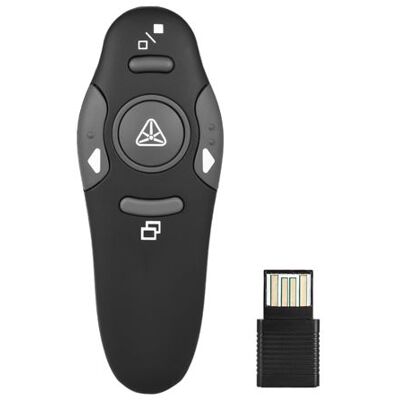 docooler Aibecy 2.4GHz Stylo Pointeur Clicker Sans Fil USB Présentation PPT Flip avec Lumière Rouge Récepteur Télécommande de Powerpoint pour Professeur Scholar (Batterie non Incluse) - Publicité docooler Aibecy 2.4GHz Stylo Pointeur Clicker Sans Fil USB Présentation PPT Flip avec Lumière Rouge Récepteur Télécommande de Powerpoint pour Professeur Scholar (Batterie non Incluse) - Publicité