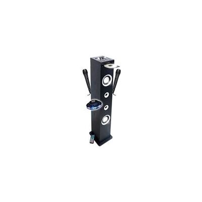 Non communiqué Tour de son CD et Karaoké Inovalley HP49CD avec 2 Microphones - Supports Télécommande et Led OVNI - Publicité Non communiqué Tour de son CD et Karaoké Inovalley HP49CD avec 2 Microphones - Supports Télécommande et Led OVNI - Publicité