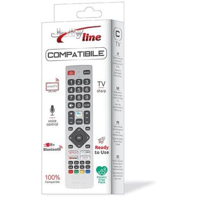Non communiqué Telecommande tv dediee sharp ir - bluetooth - c/vocales Mbg 1506 - Publicité Non communiqué Telecommande tv dediee sharp ir - bluetooth - c/vocales Mbg 1506 - Publicité