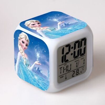 Stack Réveil enfant LED Multifonctionnel Coloré - La Reine des Neiges #12 Multicolore - Publicité Stack Réveil enfant LED Multifonctionnel Coloré - La Reine des Neiges #12 Multicolore - Publicité
