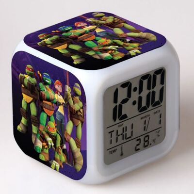 Stack Réveil enfant LED Multifonctionnel Coloré - Teenage Mutant Ninja Turtles #5 Multicolore - Publicité Stack Réveil enfant LED Multifonctionnel Coloré - Teenage Mutant Ninja Turtles #5 Multicolore - Publicité
