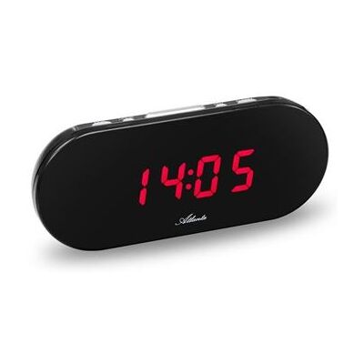 ATLANTA 2606/1 Réveil noir - Alarm Clock - Publicité ATLANTA 2606/1 Réveil noir - Alarm Clock - Publicité